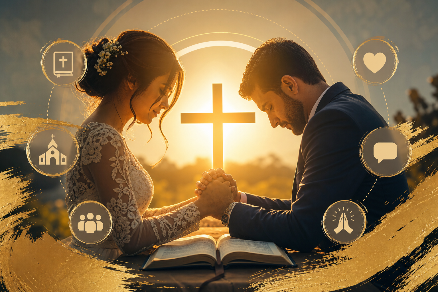 Como Colocar Deus no Centro do Seu Casamento: Guia Prático para Casais Cristãos