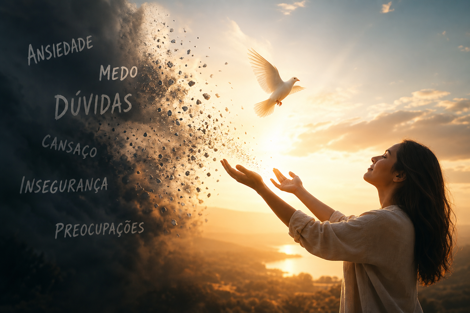 Como Entregar Suas Preocupações a Deus e Encontrar Paz